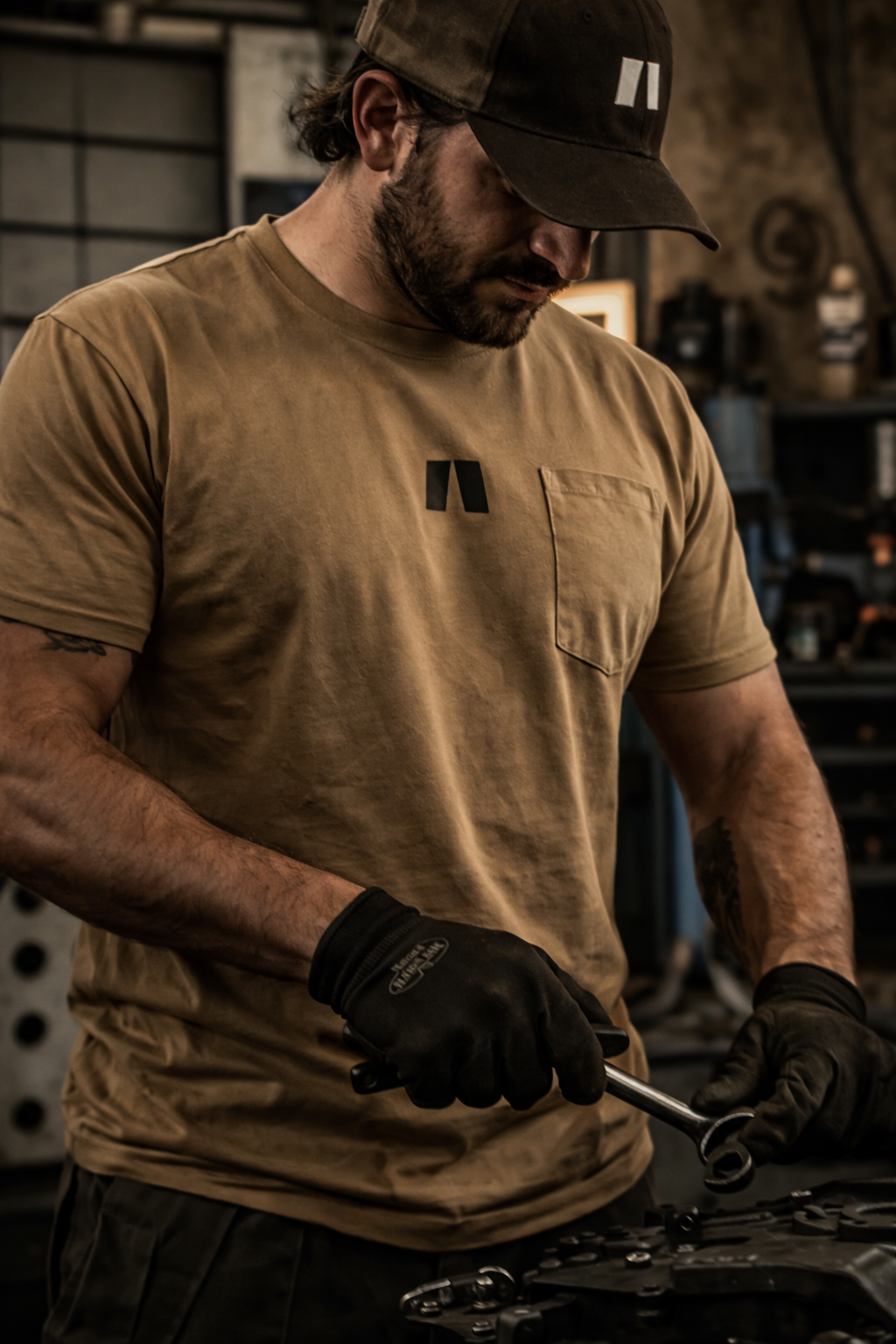 PITWORX work tan tee